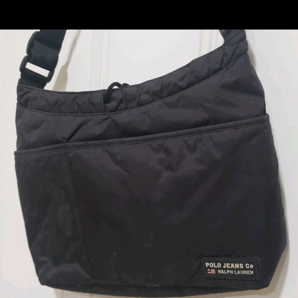 Polo by Ralph Lauren Black Messenger Bag